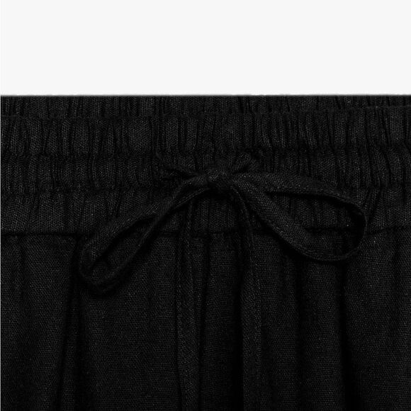 NWT ZARA Black Shorts SZ M - Picture 3 of 3